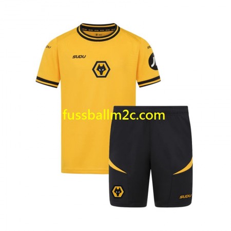 Fußballtrikots Wolverhampton Wanderers Kinder Heim Trikotsatz 2024-2025 Fußballtrikots Wolverhampton Wanderers Kinder Heim Trikotsatz 2024-2025
